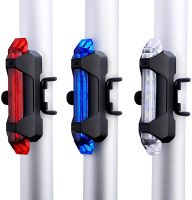 Велосипедна фара із заднім стопом Bike Light SD-616 акумуляторний габаритний велоліхтар, велосипедний стоп сигнал на велораму 4 режими роботи від USB