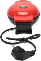 Электрическая мини-вафельница Mini Maker Waffle MAG-686 10.5 см вафельница для венских и бельгийских вафель XL-287 с антипригарным покрытием 350W Красная