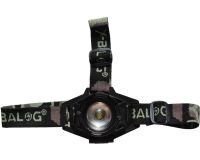 Ультрафиолетовый налобный фонарь Bailong BL-6908-2 с УФ аккумуляторный светодиодный LED фонарик с креплением на голову 3 режима свечения, Zoom, 500LM