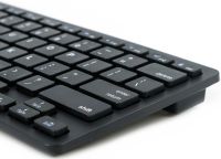 Комплект беспроводная ультратонкая Bluetooth клавиатура и мышь UKC WI1214 Black набор 2 в 1 для ПК компьютера ноутбука с USB адаптером 2.4GHz Черный