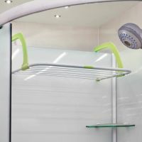 Навісна сушарка для білизни Fold Clothes Shelf Зелена, знімна переносна сушка для одягу та взуття, підвісна на батарею, ванну, двері, підвіконня