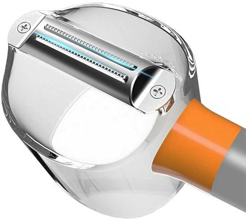 Кухонная овощечистка для удаления кожицы Store Fruit Peeler ручная вертикальная машинка для чистки кожуры овощей и фруктов с контейнером для очисток