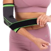 Фіксатор ліктьового суглоба Elbow Support ST - 2506 еластичний бандаж, фіксатор, універсальний спортивний налокітник на лікоть з фіксуючим ременем
