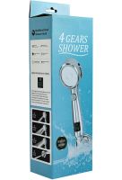 Лійка для душу з індикатором температури Multifunctional Shower Head душова гарнітура 4 режими струменя, турбо насадка з LED дисплеєм і перемикачем
