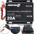 Автомобильный понижающий инвертор PowerOne Plus DC/DC 24v-12v 20A, Авто преобразователь напряжения GS-D20A 24В-12В постоянного тока, Автоинвертор