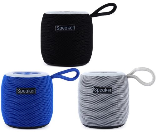 Мобильная Bluetooth колонка Wireles Speaker SH-309 5W беспроводная аккумуляторная стерео акустика со светодиодной RGB подсветкой и блютуз TF от USB
