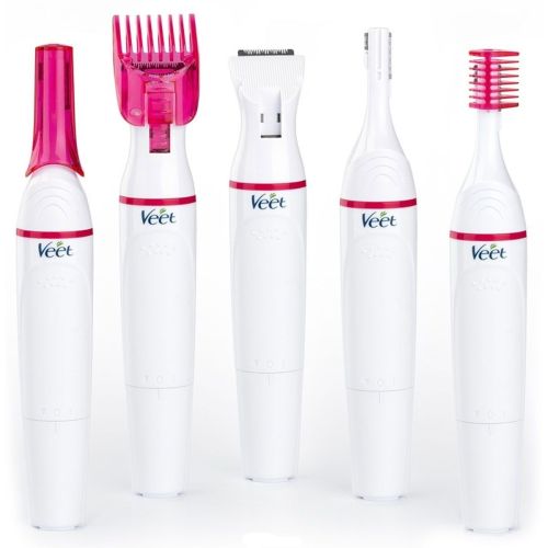 Жіночий Електричний тример Veet Sensitive Precision Expert епілятор для обличчя і тіла, електробритва зі змінними насадками Sweet Sensitive