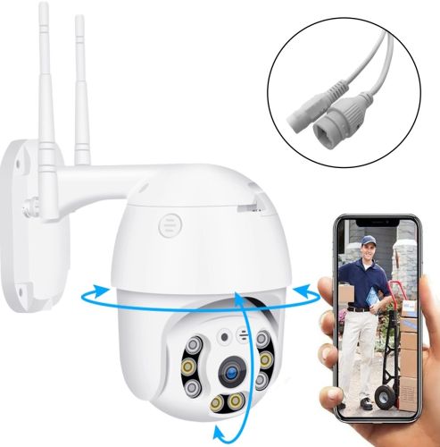 Вулична поворотна IP камера відеоспостереження CAMERA CAM 6 N3 WIFI 360/90 2.0 mp зовнішнього спостереження з віддаленим доступом HD-68, V-5, Y08