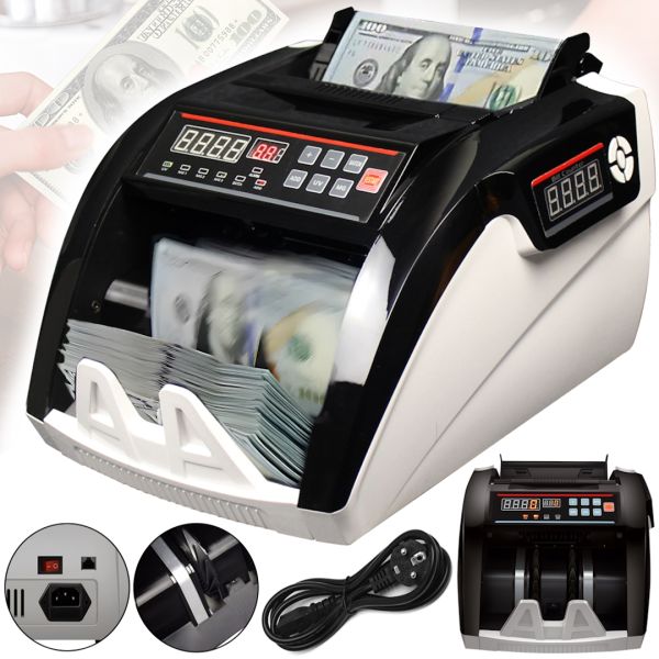 Лічильна машинка Bill Counter MG-5800 машинка для рахунку і перевірки купюр з ультрафіолетовим і магнітним детектором валют, лічильник банкнот з фасуванням