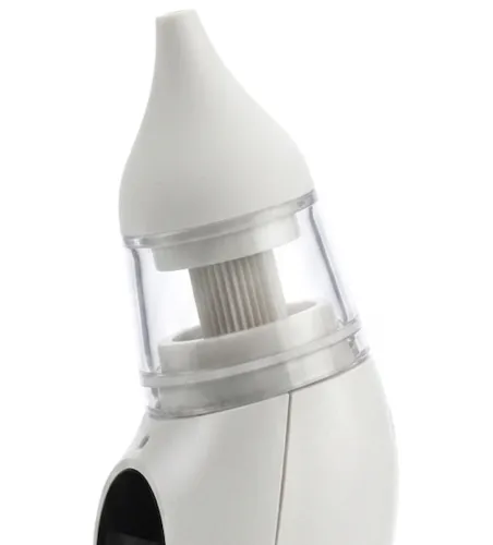 Дитячий акумуляторний назальний аспіратор Baby Nasal Aspirator NS-D1004 — електричний аспіратор для носа з насадками та вбудованою музикою через USB