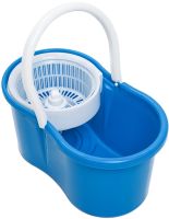 Комплект швабра з самоотжимом і відром Magic Mop 360 (Меджик Моп) телескопічна швабра з Spin Mop з насадкою з мікрофібри Easy MOP 360, Rotary Mop
