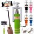 Міні монопод штатив для селфі Mini Monopod Z07-5 E портативна селфі палиця 50 см селфі-монопод з кнопкою і кабелем для Android і IOS від AUX