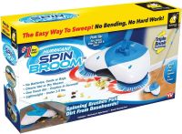 Механическая швабра веник Hurricane Spin Broom M24 универсальная щётка с телескопической ручкой 110 см для сухой уборки пола с эффектом пылесоса