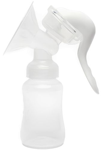 Ручной молокоотсос Manual Massage Breast Pump RH-188 с массажной насадкой, бутылочкой и соской для кормления и хранения грудного молока 150 мл