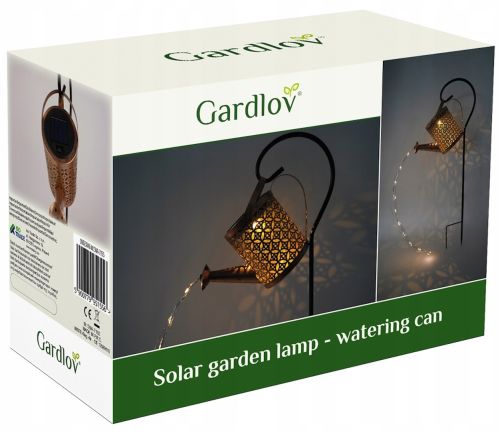 Садовий ліхтар Gardlov SNA-7155 80 см вуличний газонний LED світильник Лійка з гірляндою на сонячній батареї для саду Fairy lamp 23846 Теплий білий