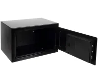 Електронний сейф Malatec S8799 з 2 ключами для зберігання грошей і цінних речей, меблевий міні-сейф на замку з електронним кодом і ключем Чорний