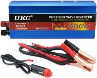 Преобразователь с чистой синусоидой UKC AC/DC 12v-220V 600W автомобильный инвертор напряжения тока 12В 220В 600 Вт аккумулятор от прикуривателя