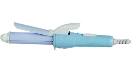 Мини плойка утюжок для волос Gemei GM-2801 2в1 дорожный мини выпрямитель для укладки, завивки и накручивания локонов в пластиковом кейсе 15W GM2801