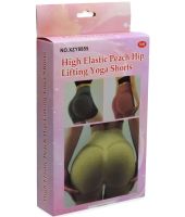 Жіночі безшовні шорти Lifting Yoga Shorts XZY8855 стягуючі спортивні велосипедки з високою талією та ефектом пуш ап для фітнесу Зелені S-XXL