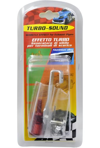 Автомобільний турбо свисток на глушник Turbo Sound EL - 1290 M 1.6-2.0 L Звуковий пристрій для вихлопної труби глушника, імітація турбіни авто