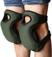 Садові наколінники Knee Pads універсальна захисна пара наколінників з піни для будівництва, городу, ремонтних і садових робіт 23х46 см Хакі