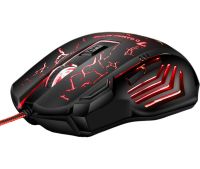 Игровая компьютерная мышь Gaming Mouse X7 проводная оптическая USB геймерская мышка со светодиодной LED подсветкой для ПК компьютера и ноутбука