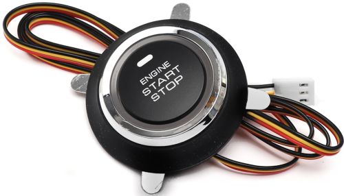 Кнопка запалювання старт стоп Smart Start System з іммобілайзером для авто з підсвічуванням, універсальна система запуску і зупинки двигуна автомобіля