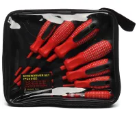 Набір діелектричних викруток Screwdriver Set 7653 7 предметів, ручний комплект інструментів з діелектричним покриттям у чохлі для захисту від струму