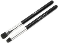 Набір кистей для макіяжу Huda Beauty 12 штук, Кисті для професійного макіяжу очей, губ і обличчя, пензлики в металевій коробці