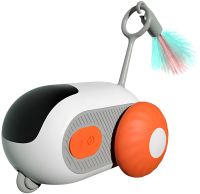 Розумна іграшка бадмінтон для кішок Smart Interactive Car Toy LY - 625 інтерактивна акумуляторна машинка для котів з дистанційним управлінням USB