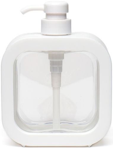 Дозатор для рідкого мила Soap Dispenser LY-627 300 мл прозорий механічний диспенсер, Пластикова мильниця для миючого засобу на кухню і ванну