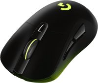 Ігрова комп'ютерна миша Logitech G703 Lightspeed Hero 16K бездротова геймерська мишка з акумулятором, RGB підсвічуванням для комп'ютера Чорна