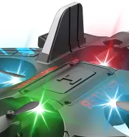 Радіокерований літак Aircraft K-8 з акумулятором, пультом управління і LED підсвічуванням, іграшковий винищувач на радіокеруванні від 14 років