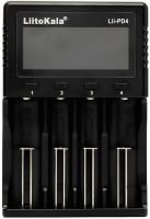 Зарядний пристрій для акумуляторів LiitoKala Lii-PD4 універсальна зарядка c LCD дисплеєм індикатором для батарейок 18650 на 4 акумулятори