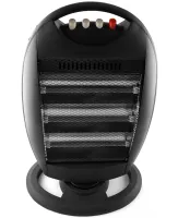 Підлоговий інфрачервоний галогенний обігрівач Domotec MS-5951 1200W 3 режими потужності, настільний кварцовий електрообігрівач від мережі 1200 Вт