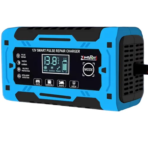 Автомобильное импульсное пускозарядное АКБ Jinnuoyi Pulse Repair Charger 12V 10A устройство с LED дисплеем для зарядки аккумуляторов авто 10Ah–200Ah