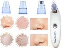 Вакуумный аппарат Derma Suction прибор для чистки пор и удаления черных точек, пилинг для лица, очиститель, аппарат-очиститель кожи 4 насадки Белый
