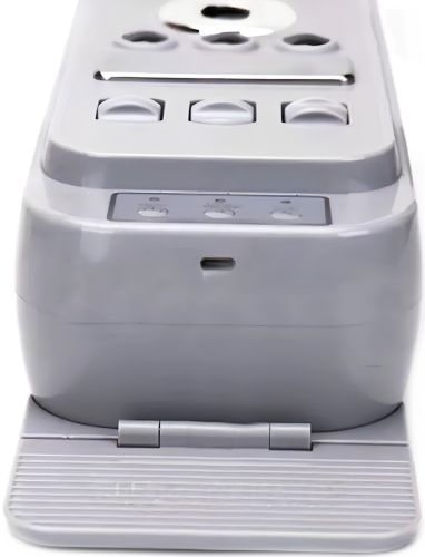 Електромагнітний роликовий масажер для ніг Heating Magnetic Therapy 506-2 4 в 1 акумуляторний інфрачервоний електромасажер з прогріванням стоп від USB