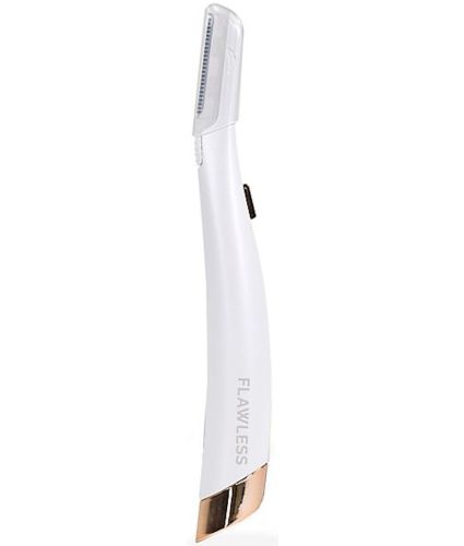 Женский триммер для лица Flawless Dermaplane Glo светодиодная женская бритва с LED подсветкой для удаления волос с бровей 6 лезвий на батарейках