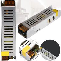 Імпульсний блок живлення Metal Long 12V 25A 300W S-300-12 мережевий адаптер з пасивним охолодженням для світлодіодних LED ламп в металевому корпусі