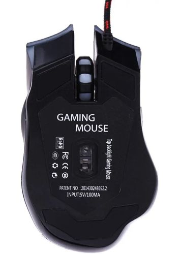Игровая компьютерная мышь Gaming Mouse X7 проводная оптическая USB геймерская мышка со светодиодной LED подсветкой для ПК компьютера и ноутбука