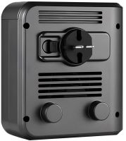 Портативний міні обігрівач в розетку Handy Heater NFJ-08 800W електричний настінний тепловентилятор з дисплеєм і пультом від мережі AND 032 Чорний