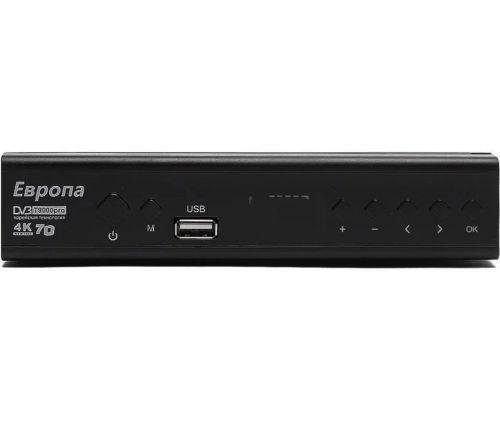 Цифровая Т2 приставка Европа EL-9000 Pro 4K цифровой эфирный ТВ тюнер с Wifi приемник для цифрового телевидения с пультом управления DVB-T2 Черный