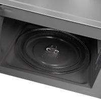 Мікрохвильова піч Grunhelm 20mx711 - G сіра 700W електрична мікрохвильовка на 20 л СВЧ-піч 6 рівнів потужності з таймером і розморожуванням від мережі