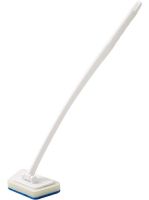 Щітка для чищення ванни і плитки Glass Eraser LY-516 2 в 1 трапецієподібна губка для миття підлоги, стін і вікон з довгою ручкою і змінними насадками