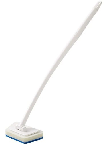Щітка для чищення ванни і плитки Glass Eraser LY-516 2 в 1 трапецієподібна губка для миття підлоги, стін і вікон з довгою ручкою і змінними насадками
