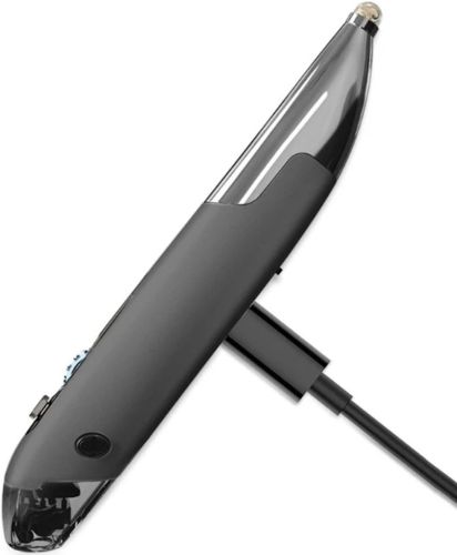 Бездротова оптична миша Pocket Wireless Pen Mouse Fairy сенсорна перезаряджається ручка пульт для малювання 1000 DPI з адаптером Micro USB Type-C сіра