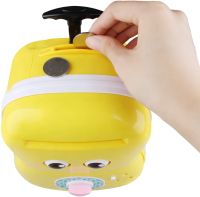 Детская электронная сейф копилка Чемодан Saving Box A 9000 банкомат для денег с кодовым замком и пин-кодом для купюр и монет на батарейках 363-9A
