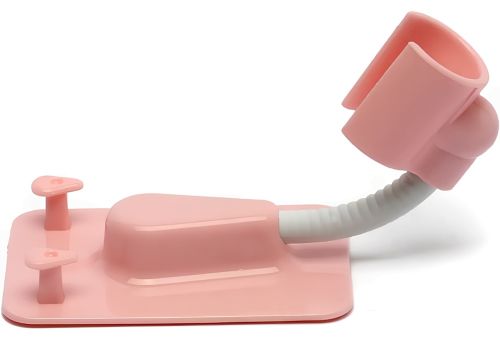 Настінний тримач для душової лійки Shower Holder AND - 129 універсальне обертові кріплення з 2 гачками для ручного душу на присоску у ванну