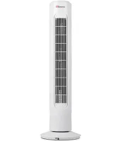 Електричний підлоговий вентилятор Domotec MS-1627 45W 3 режими 78 см колонний охолоджувач повітря з таймером вимкнення для дому від мережі 220V